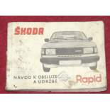 Škoda Rapid - návod k obsluze 1989