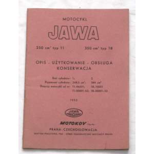 Jawa Pérák - návod k použití 1952 Polsko