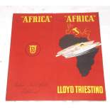M/V Africa Lloyd Triestino - brožura výletní lodi 1952
