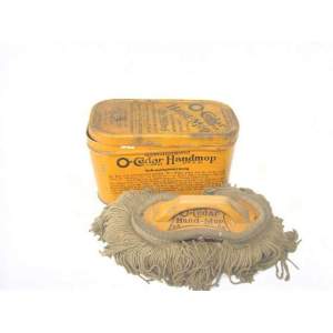 O-Cedar - ruční mop v originál plechové krabičce