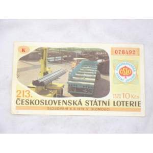 213.Československá státní loterie-los 1979