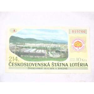 214. Československá štátná lotéria-los 1979
