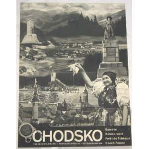 Chodsko-reklamní turistický plakát