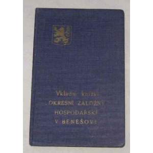Vkladní knížka-Záložna Benešov 1930