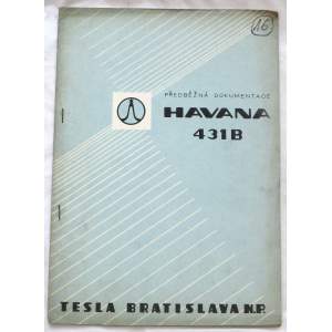 Radio Tesla 431B Havana - předběžná dokumentace