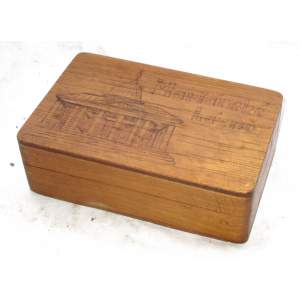 Mariánské Lázně - dřevěná krabička